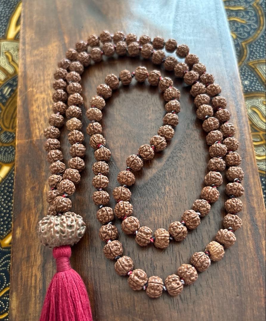 ✰︎‪ 琥珀 ✰ ✰︎ ルドラクシャマーラー　トップ13ムキ