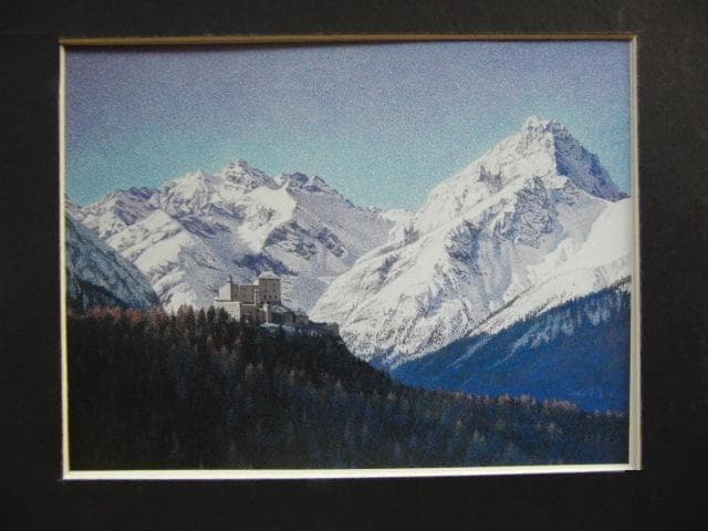 芦田芳生、【湖上雪嶺】