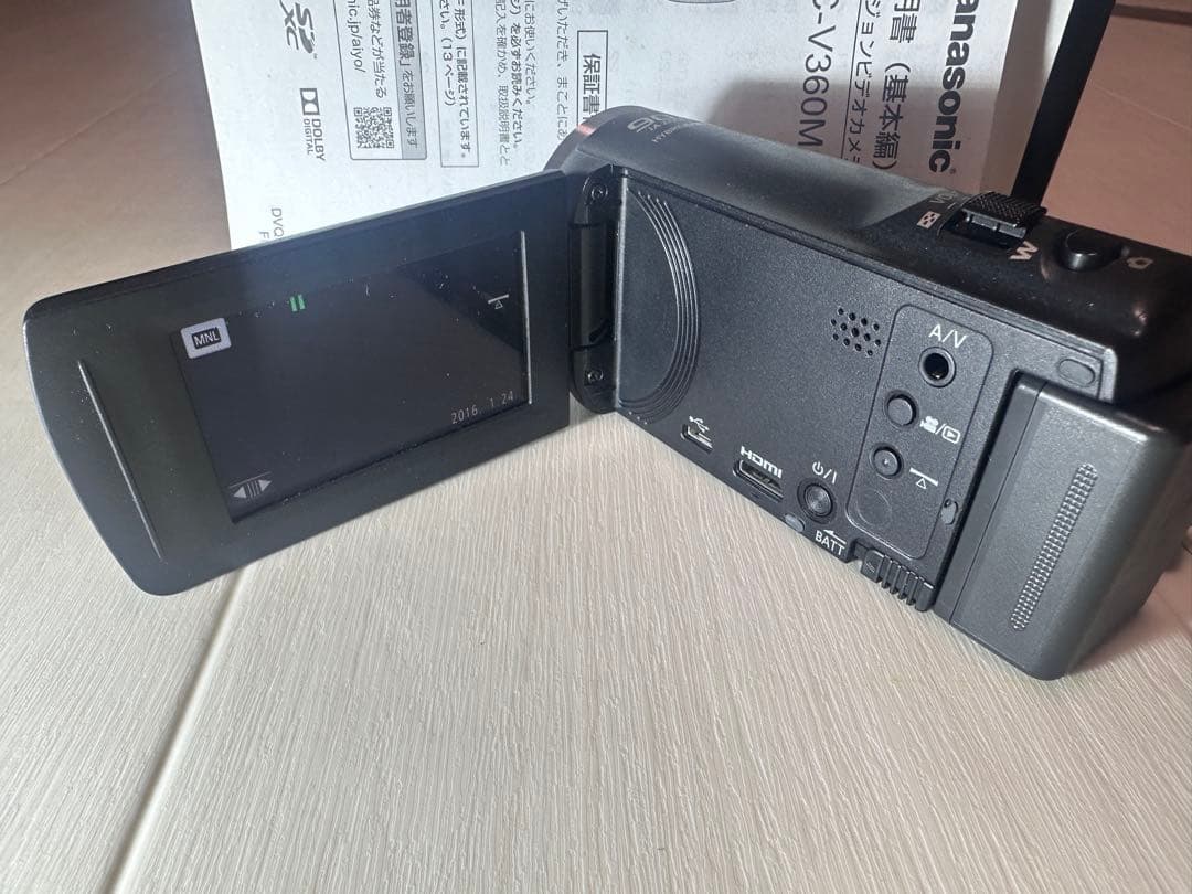 Panasonic HC-V360MS フルHD ビデオカメラ　美品