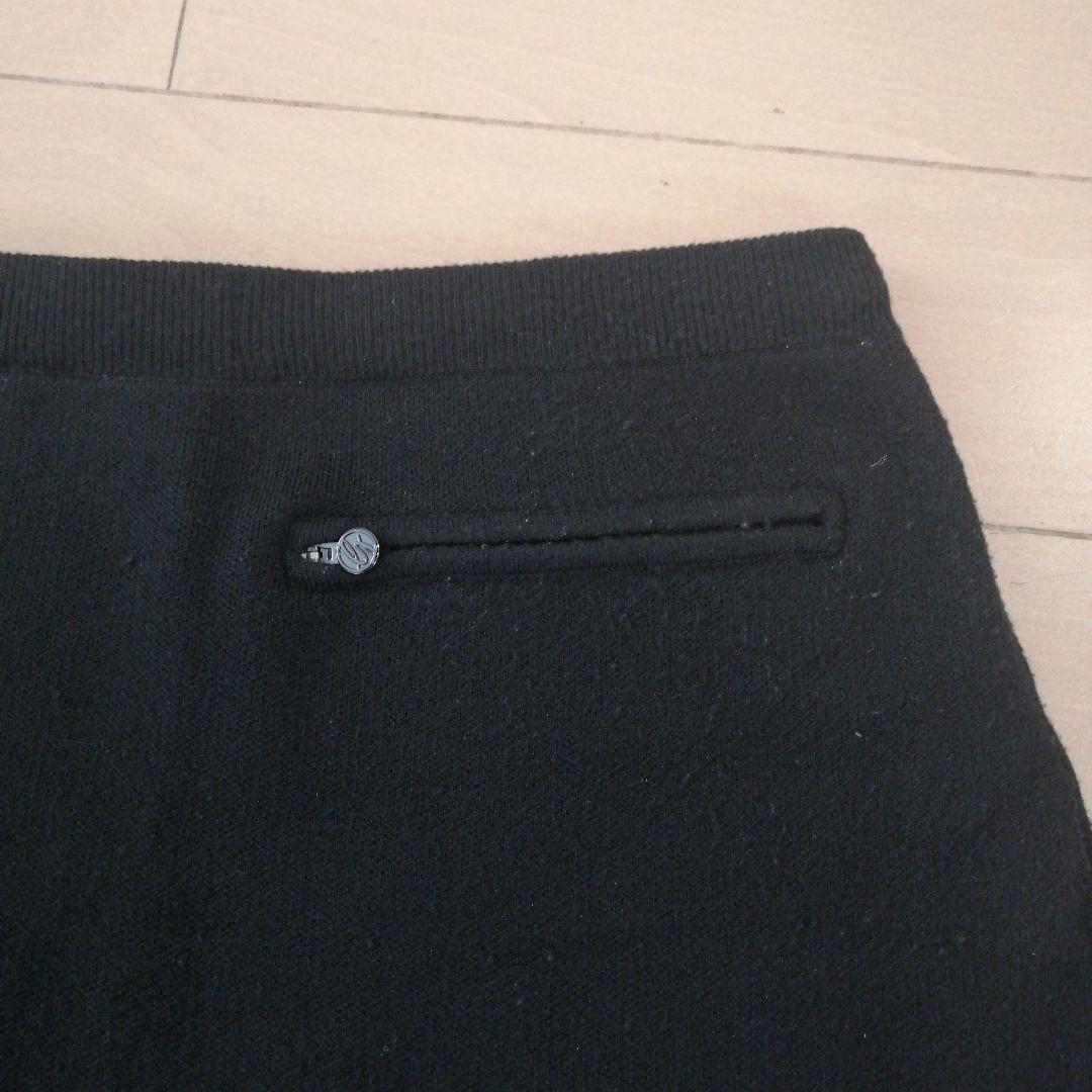 デサントゴルフ ジップスタンドセーター ニット スカート セットアップ ブラック