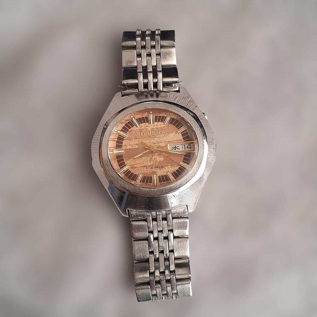 R*3様 自動巻き腕時計オリエントハイエースジャガーフォーカス21石　中古稼働品