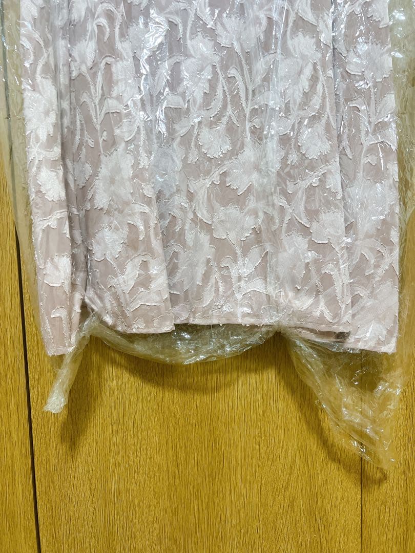 j by blue インナー付きバックリボンジャーガードドレス　ピンク