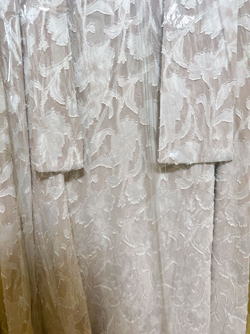 j by blue インナー付きバックリボンジャーガードドレス　ピンク