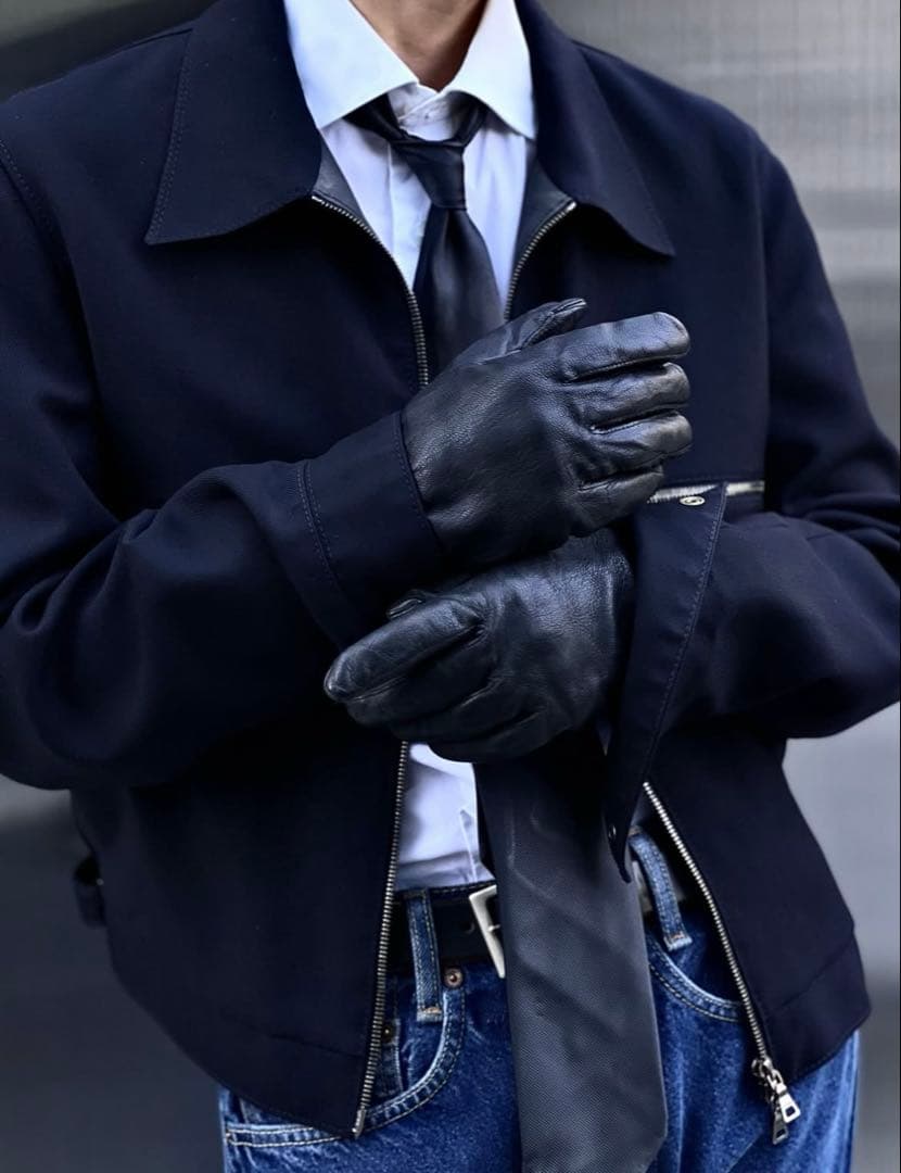 80s German Army Leather Gloves ドイツ軍　実物