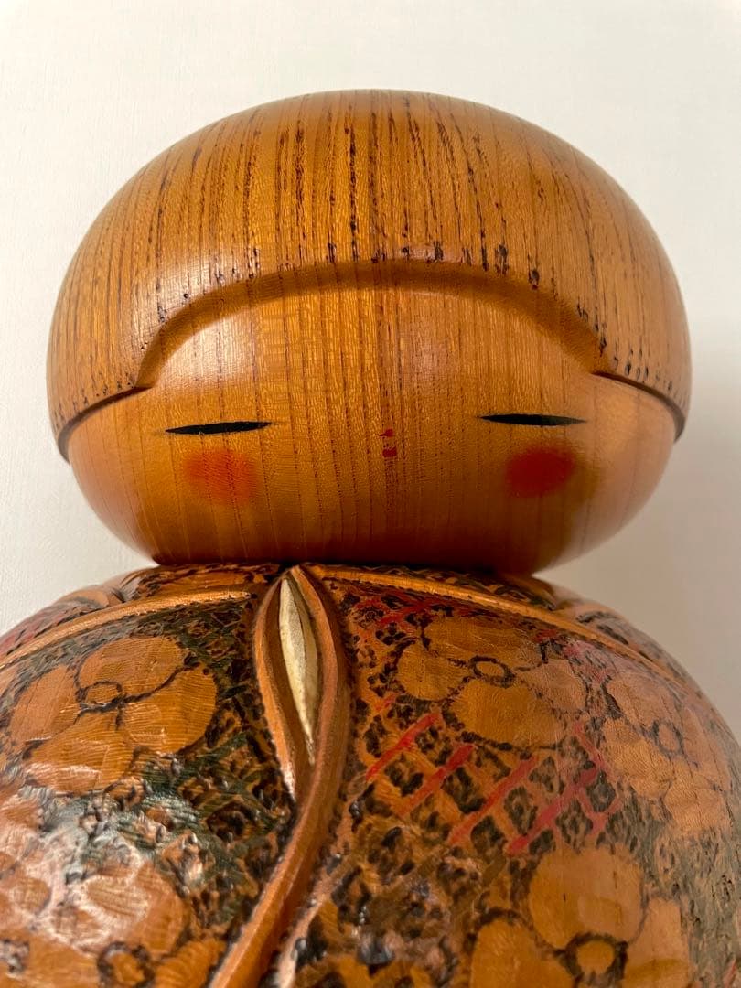 狩野 千代松 創作 こけし kokeshi doll レトロ 可愛い 稀少 レア