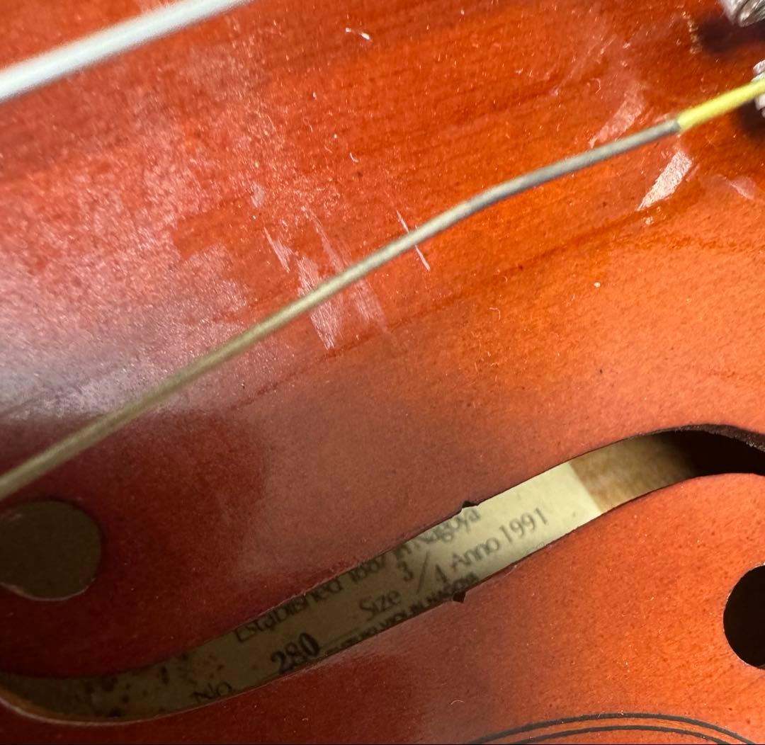 Suzuki 3/4 バイオリン 1991年製