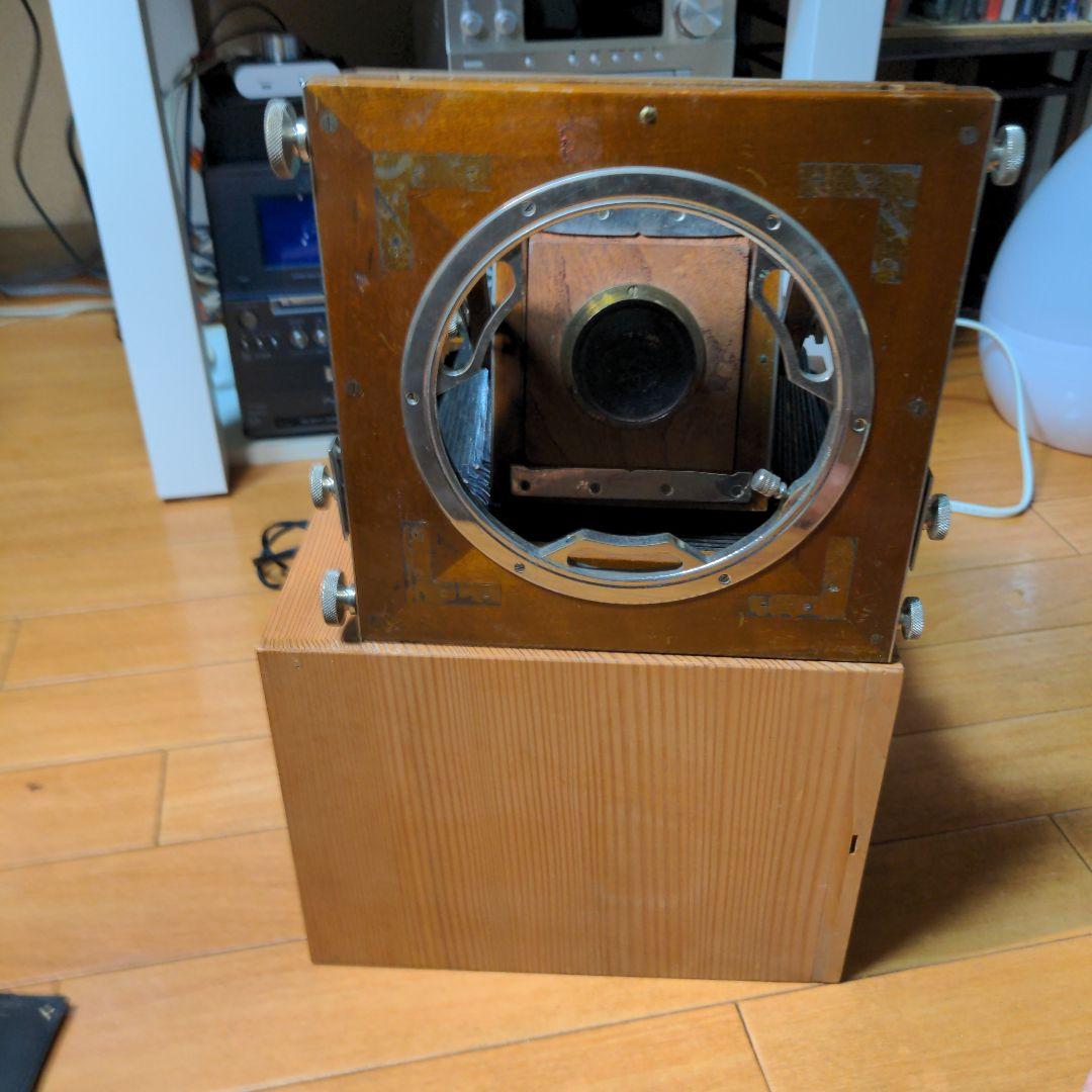 昭和レトロか？大正レトロか？超骨董品！木製蛇腹カメラ