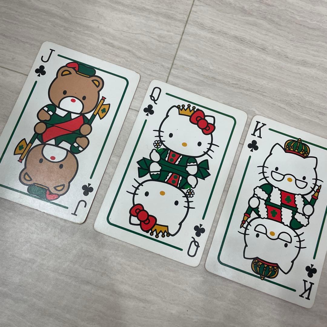 【超レア】ハローキティ クリスマス ビッグトランプ