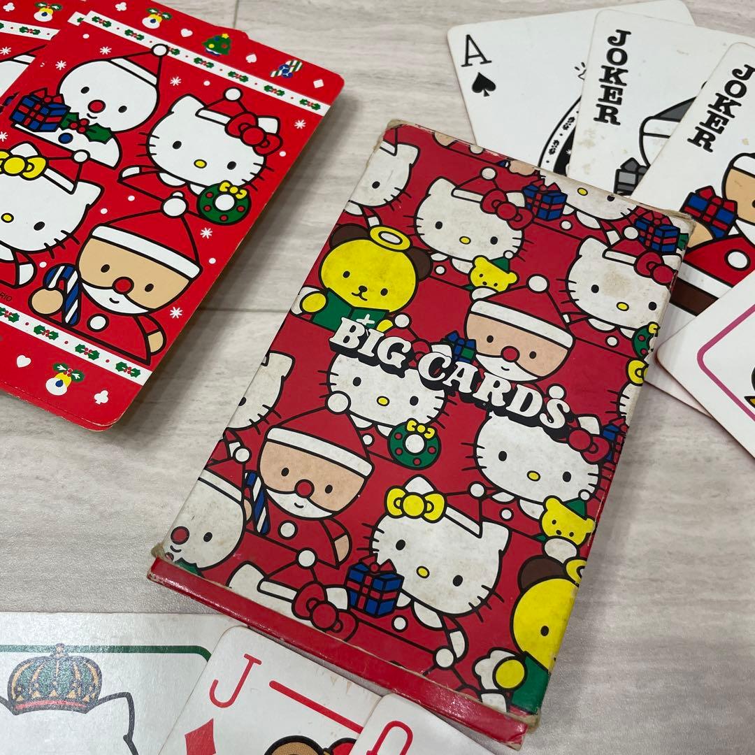 【超レア】ハローキティ クリスマス ビッグトランプ