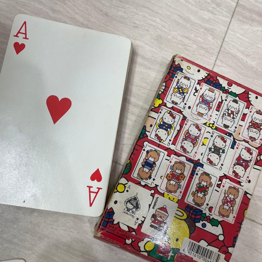 【超レア】ハローキティ クリスマス ビッグトランプ