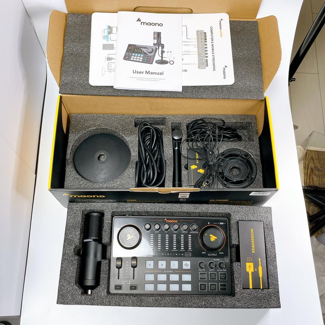 Maono CASTER AME2A マオノ オーディオミキサー マイク付属