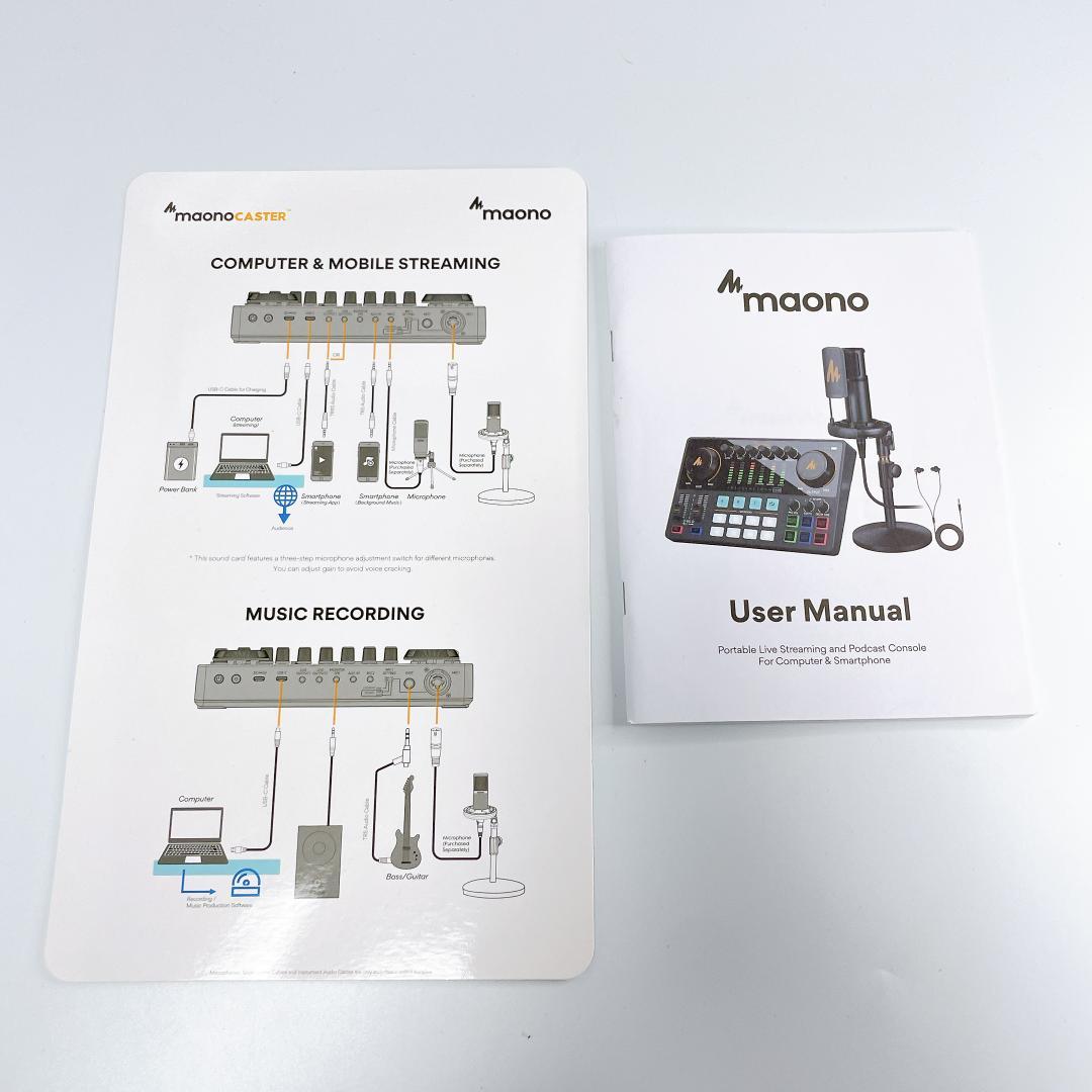 Maono CASTER AME2A マオノ オーディオミキサー マイク付属