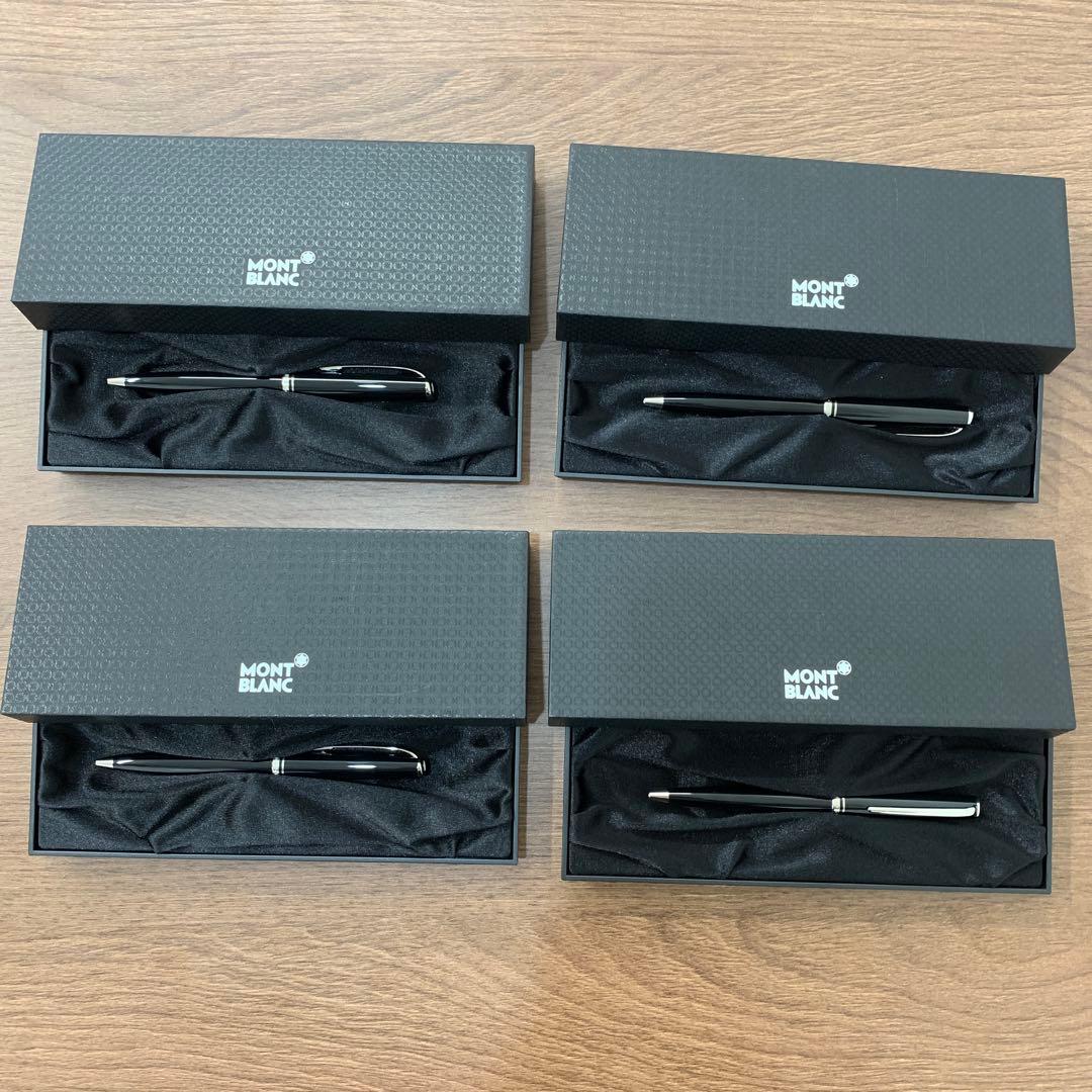 ◇ MONT BLANC モンブラン　黒色ボールペン 4本セット