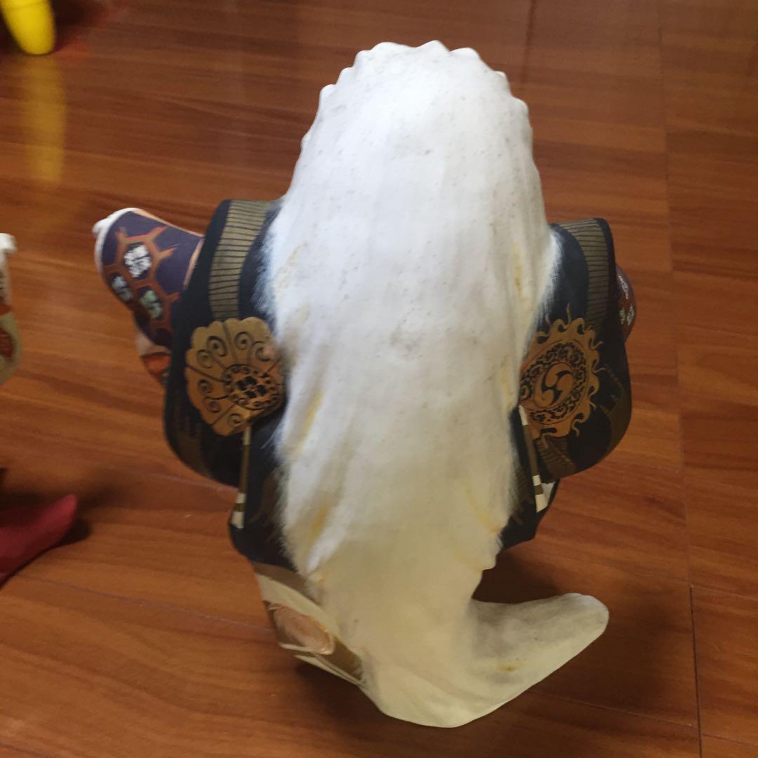 親子獅子 人形 焼き 陶器 二台セット