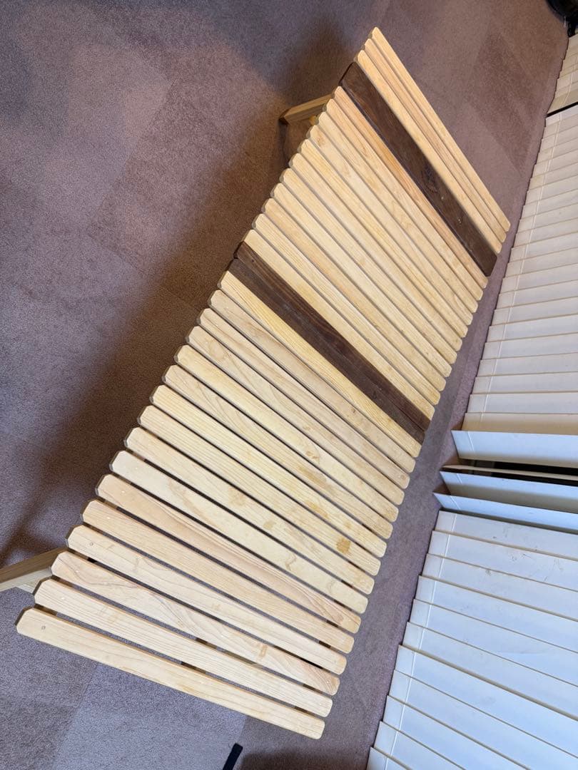 196 KUROSON370F 2つ折り ウッドテーブル