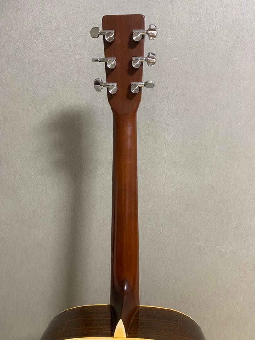 アコースティックギター Yamaki No.135 トップ単板 割れ修復あり