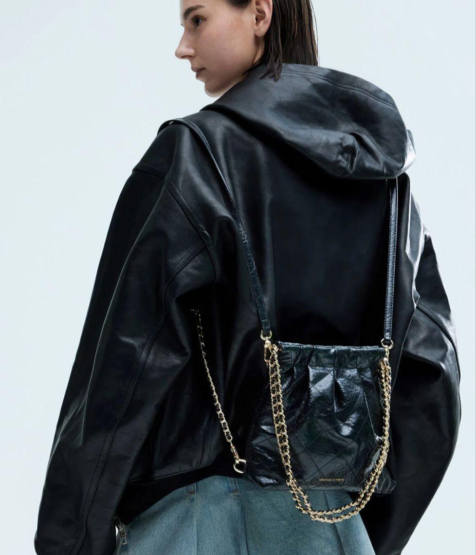 CHARLS＆KEITH Duo ドゥオ チェーンハンドルツーウェイバックパック