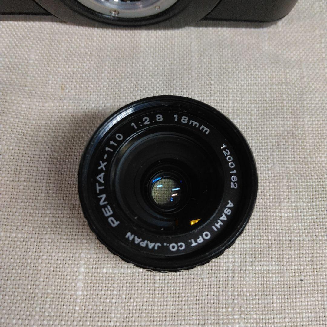 PENTAX auto 110 、レンズ3本、ワインダー、ストロボ付
