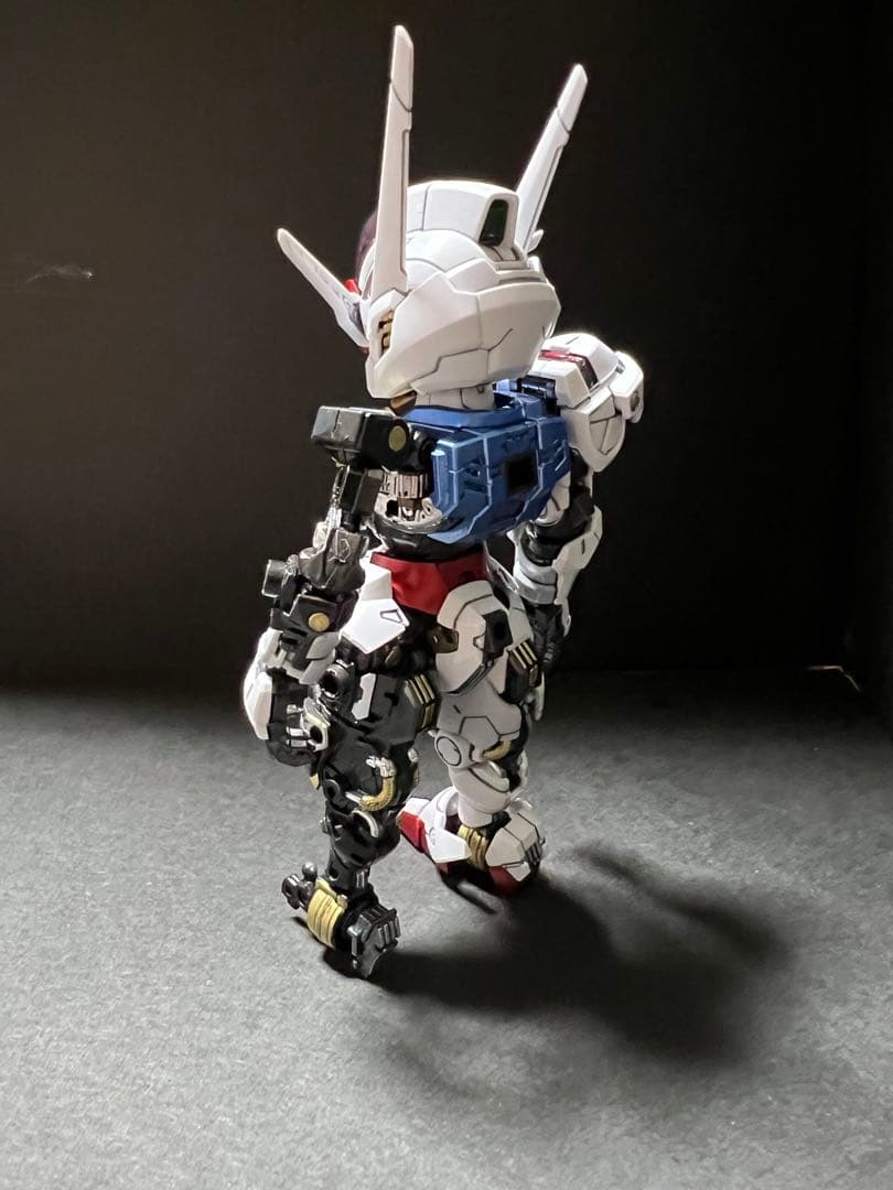 MGSD ガンダムエアリアル 塗装完成品+ウェポンディスプレイベースウエポン