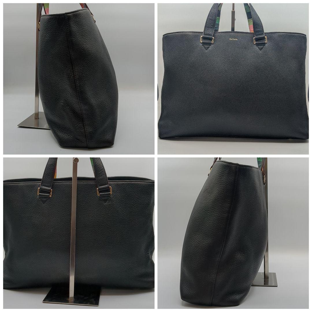 Paul Smith ポール・スミス シボ革 ビジネスバッグ ブラック