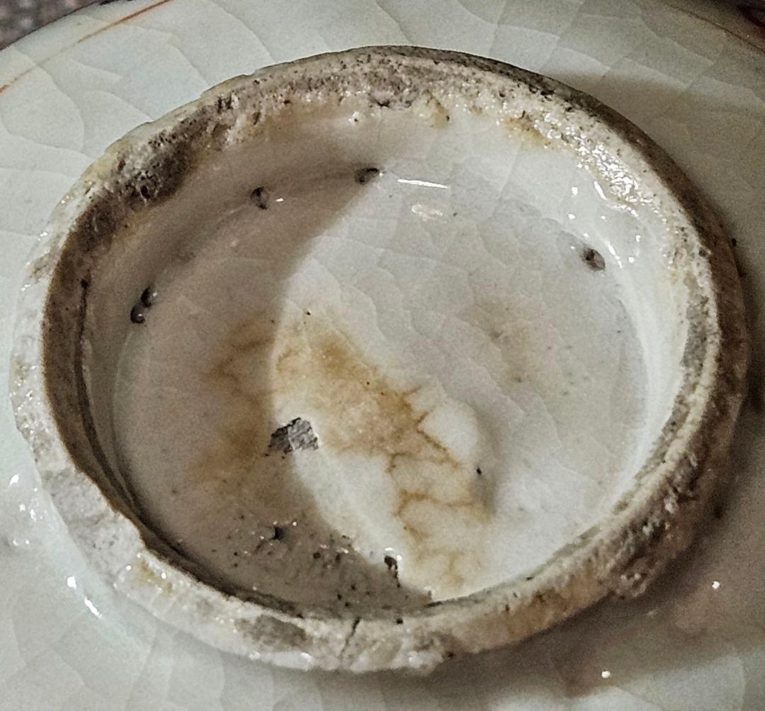 中国古美術　中国古陶磁器　明朝明代末期　古赤絵　天啓赤絵『魁』字　花図　茶碗　鉢