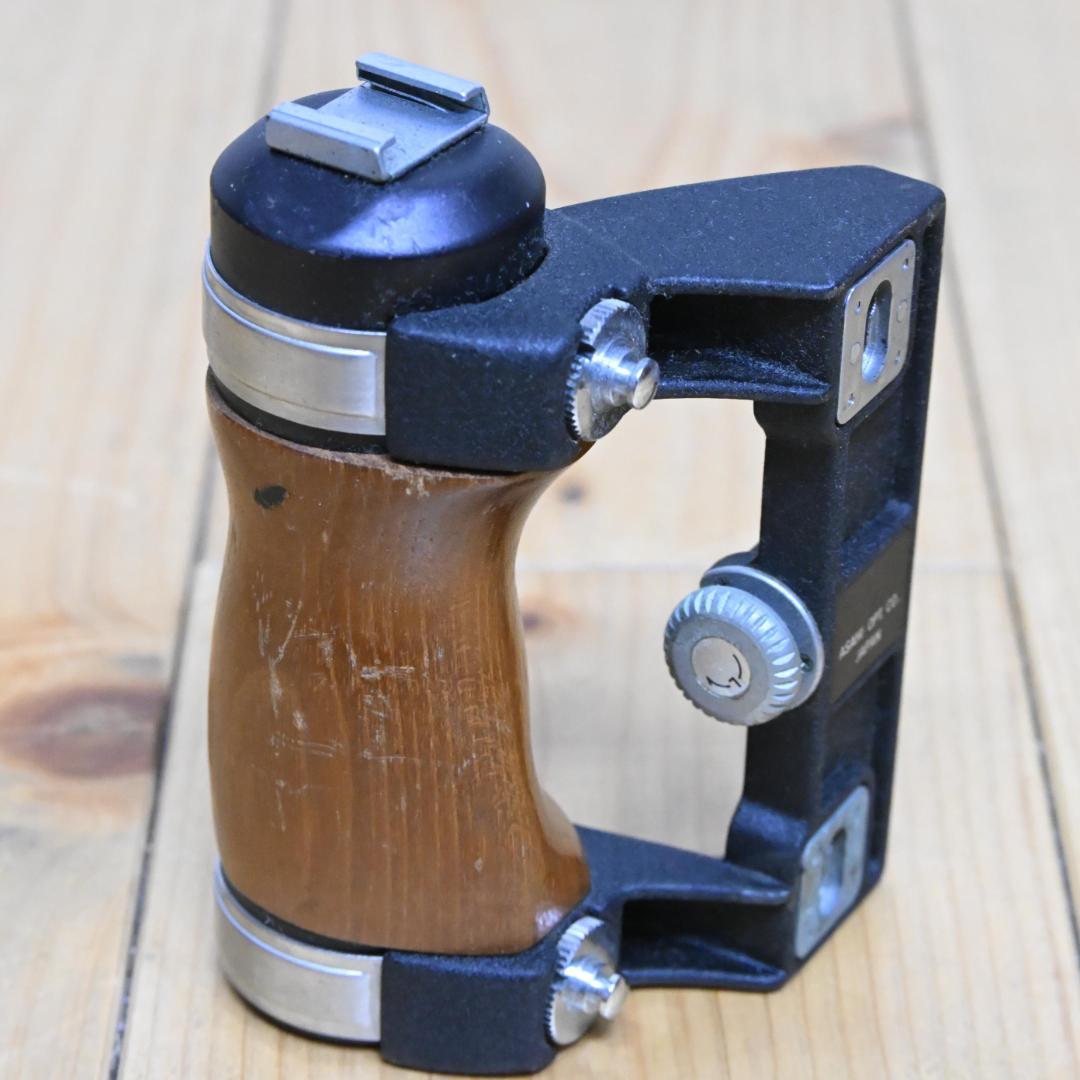 【PENTAX】純正ペンタックス67用・木製グリップ・ホットシューウッドグリップ