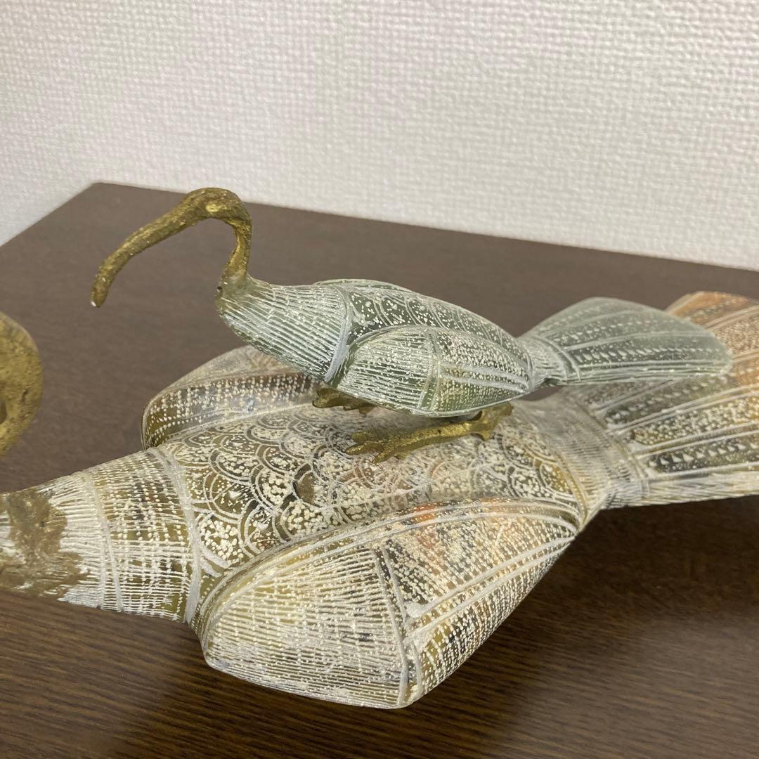 ブロンズ　バード　マチュピチュ　エジプト　南米　アフリカ　工芸品