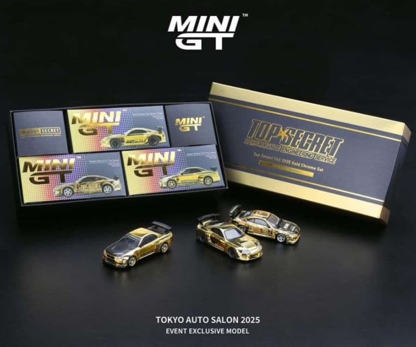 MINI GT TOP SECRET 東京オートサロン 3台セット 2025