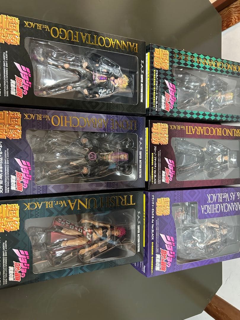 超像可動ジョジョの奇妙な冒険 5部 BLACK ver. まとめ売りWF特典付き