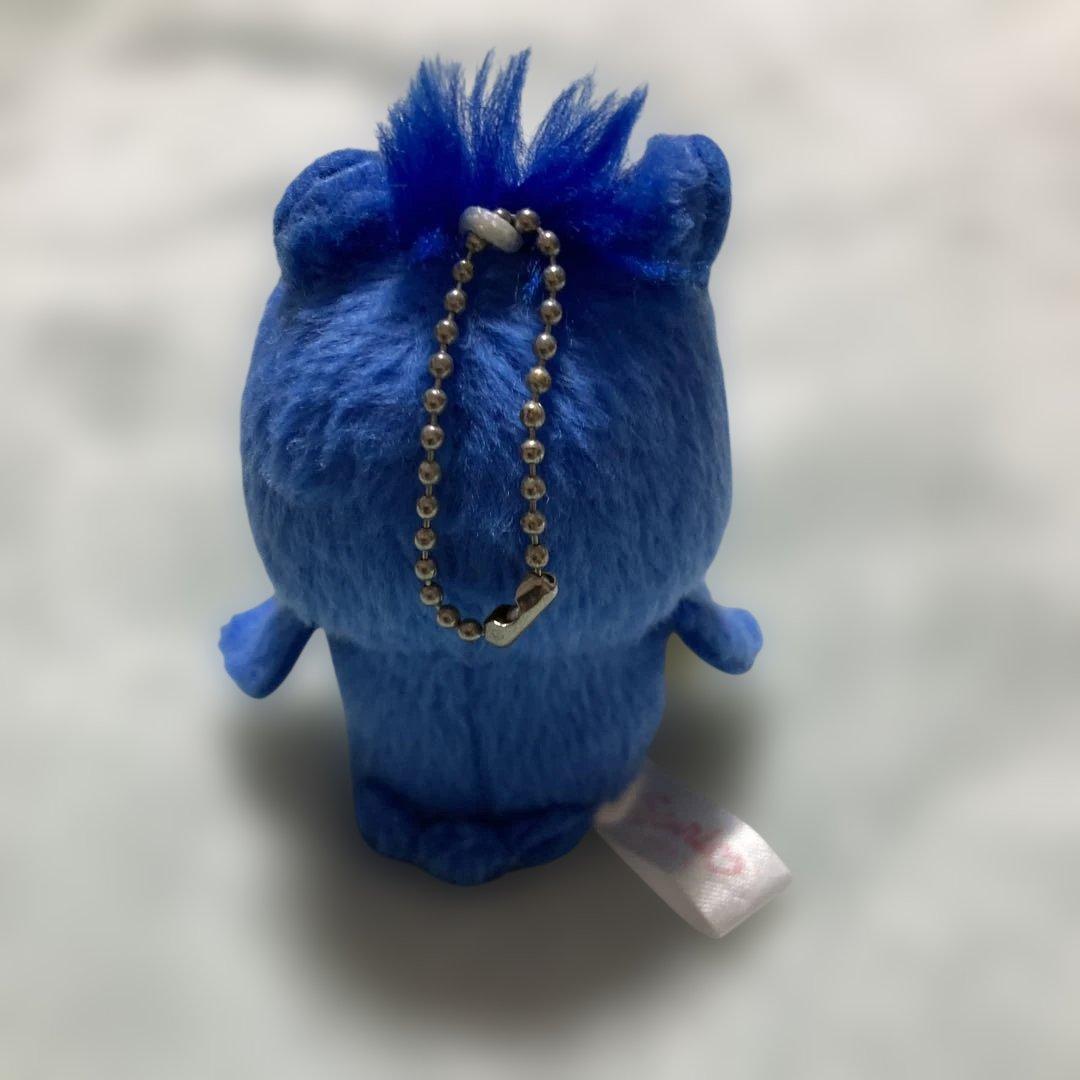 【年代物】サンリオ　Blue パタパタペッピーぬいぐるみ ボールチェーン付き