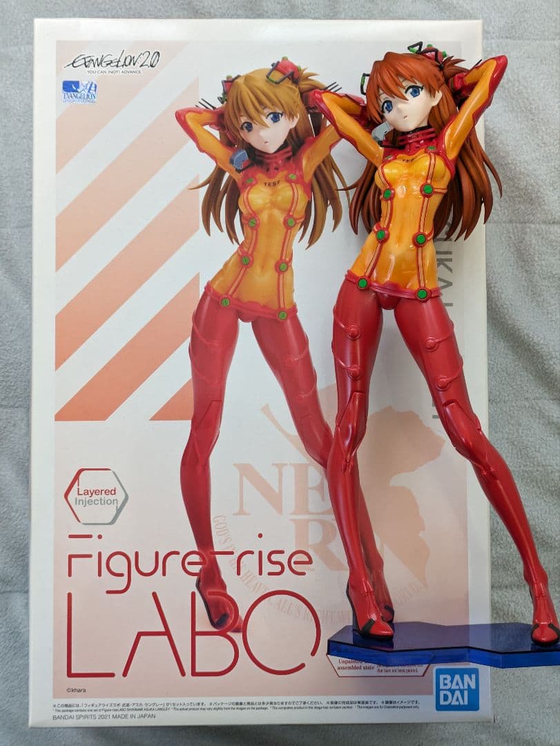 【塗装品】Figure-riseLABO 式波・アスカ・ラングレー　プラモデル