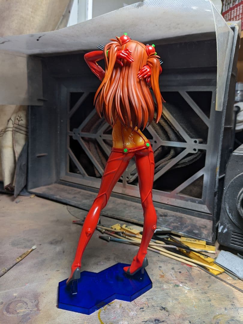 【塗装品】Figure-riseLABO 式波・アスカ・ラングレー　プラモデル