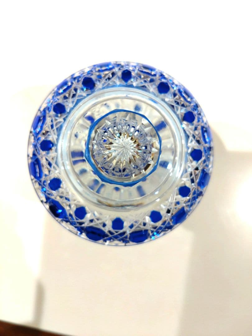 江戸切子　蓋物