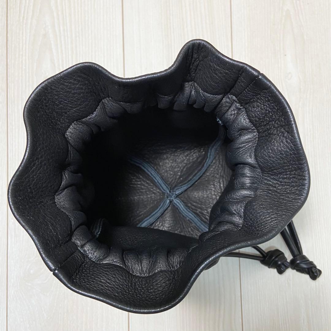 KUROSAWA クロサワ 日本製 レザー 巾着バック