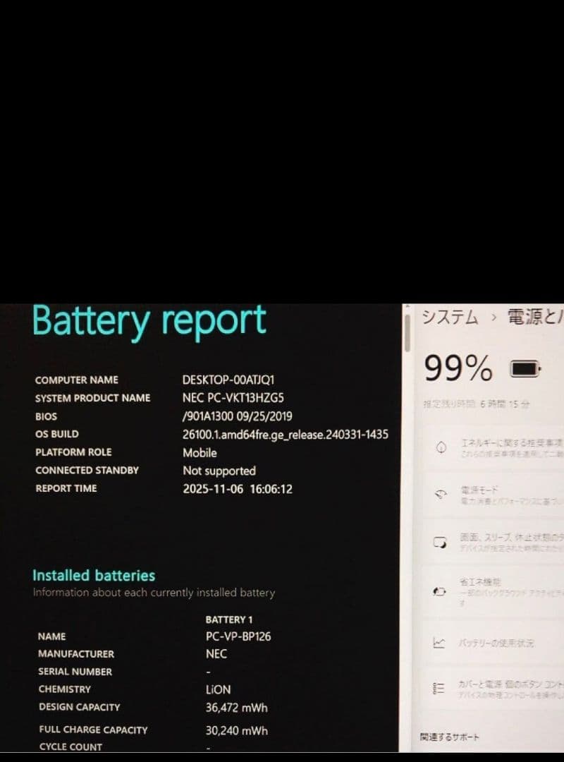 NEC VersaPro 12.5インチ SSD512GB 大容量メモリ8GB