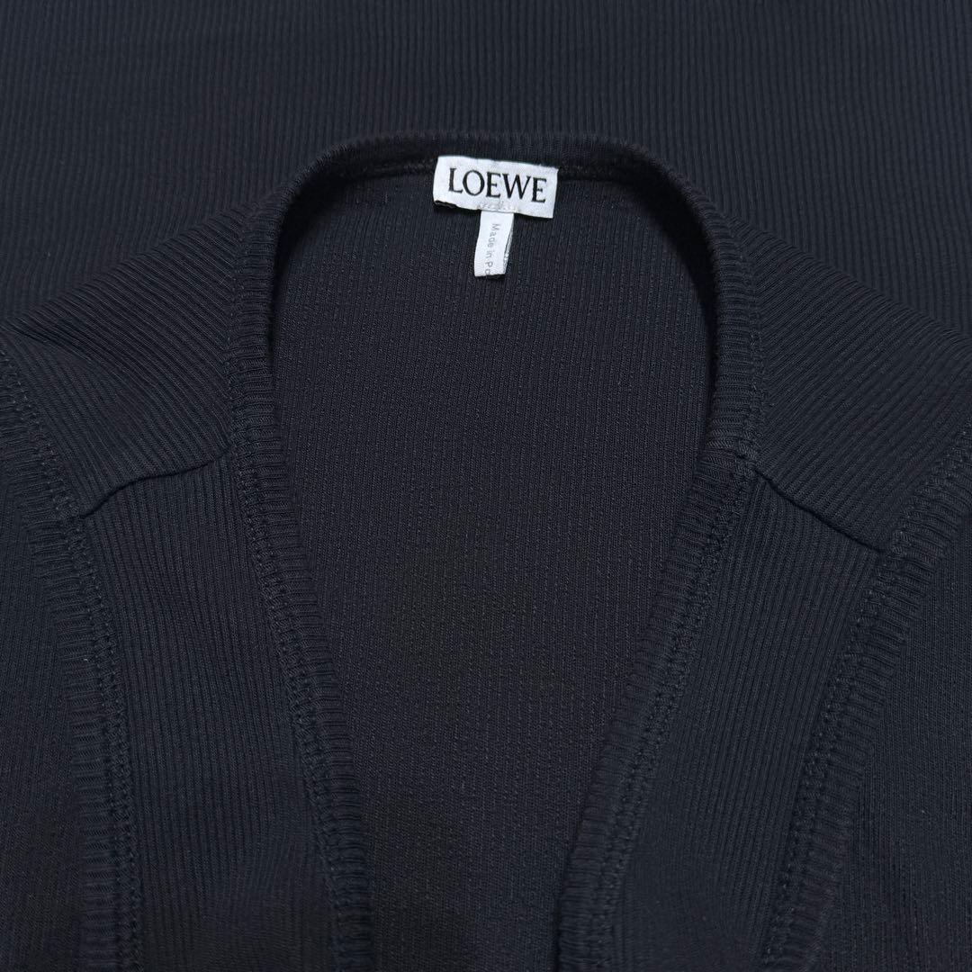 う*ん様 LOEWE アナグラム ロゴ 刺繍 リブ ニット タンクトップ XLサ