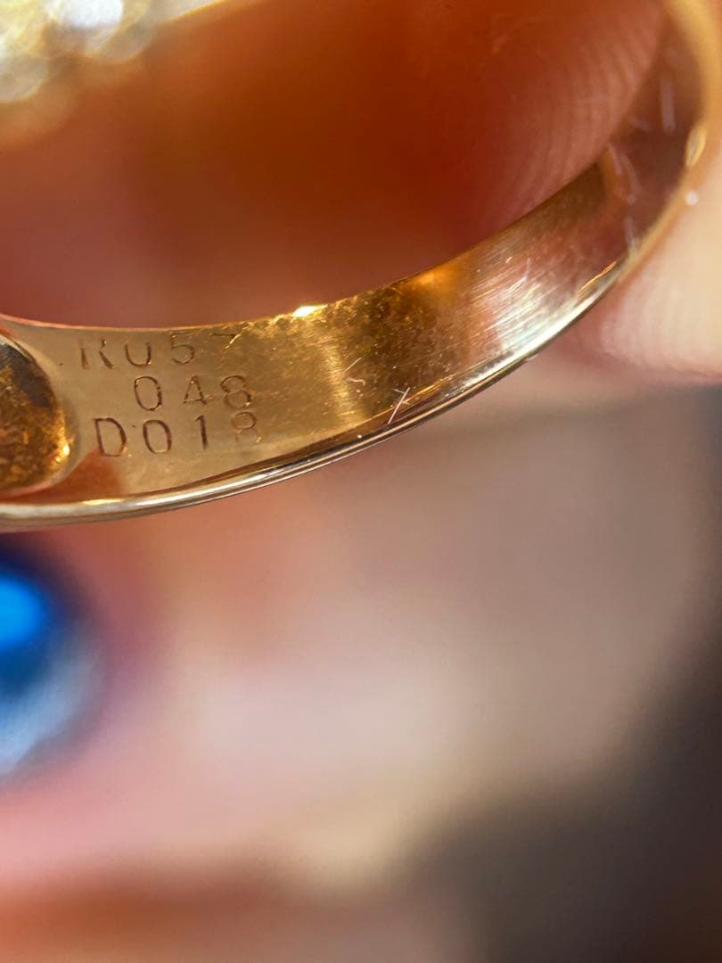 K18 ルビー0.57ct リング