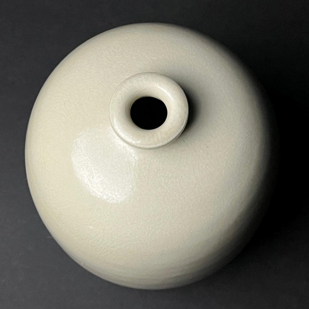 唐物 白釉瓶 随時代 中国美術 古玩 SN636