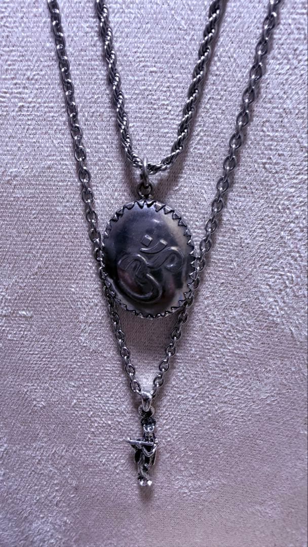 藤井風さん愛用ネックレスセットオームペンダント シヴァ神&クリシュナ神