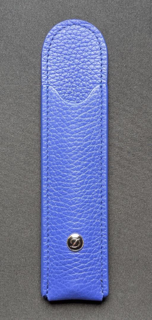 エス・テー・デュポン ソフトペンケース 1本用 青