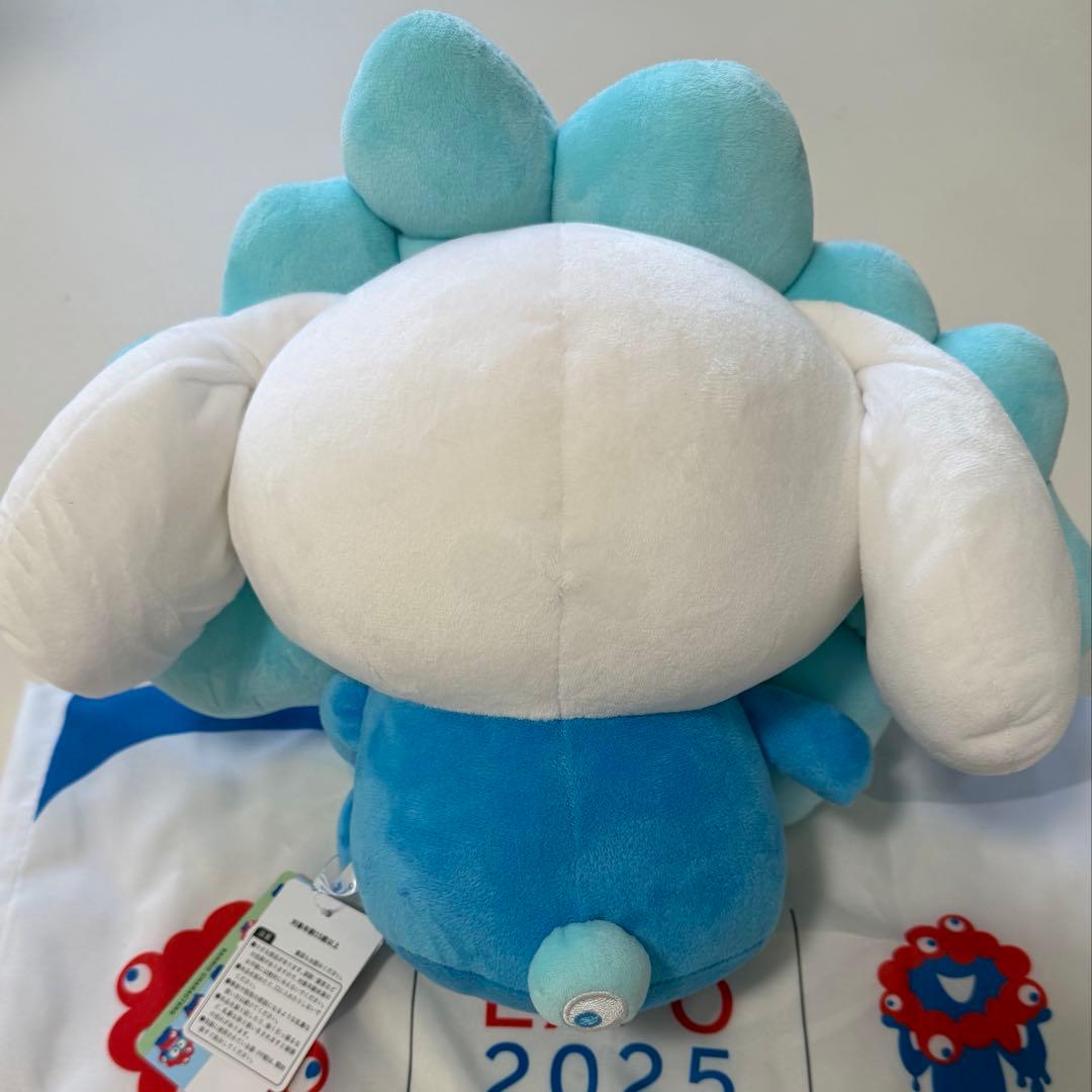 【会場限定色】万博　限定　ミャクミャク　シナモロール　L ぬいぐるみ