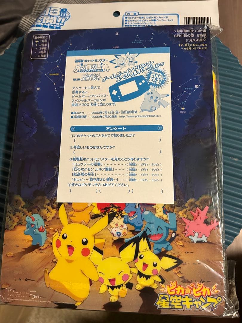 ポケモンカードe 「ピチュー兄弟」入りグッズ