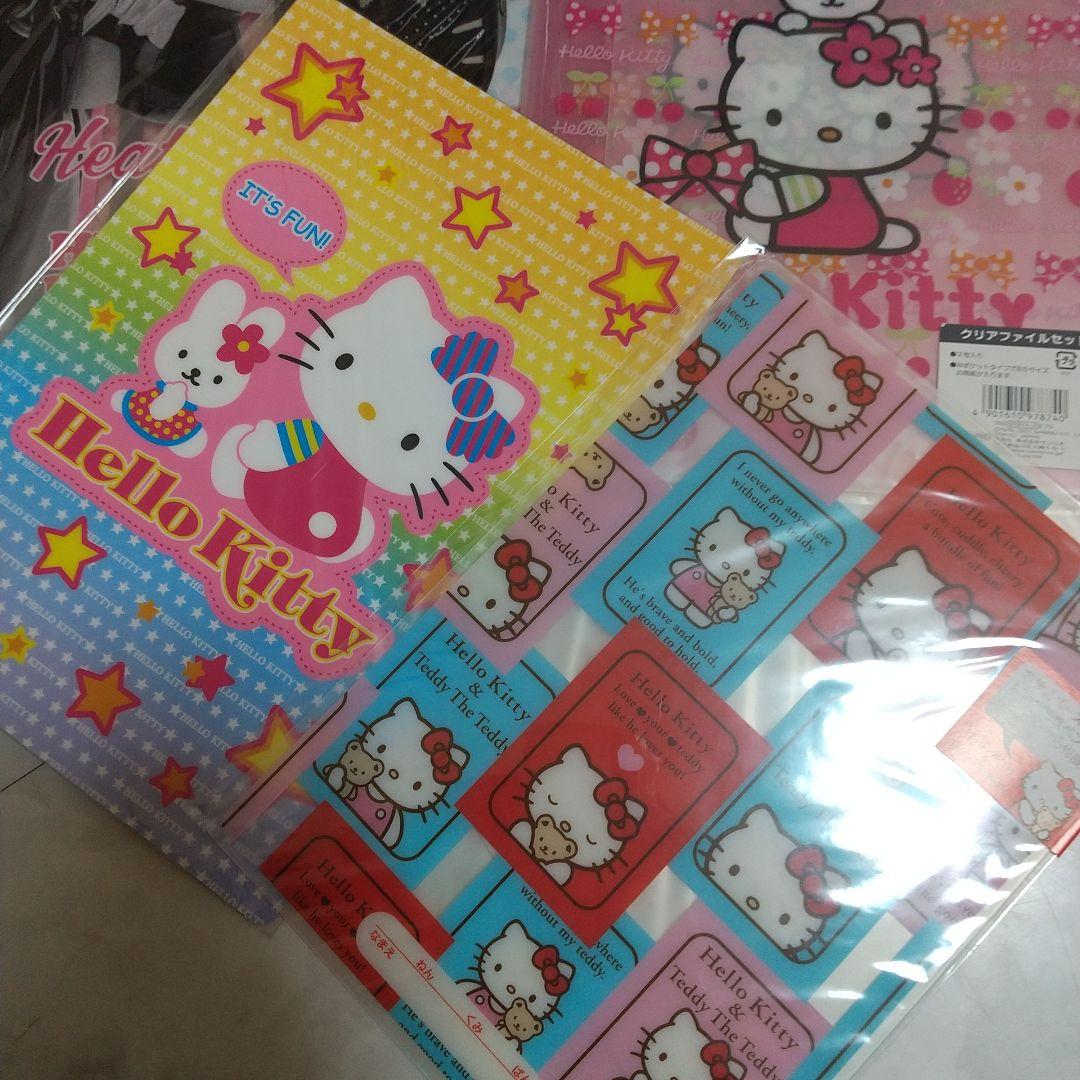 新品　ハローキティ　下敷き　ノート　セット 文房具