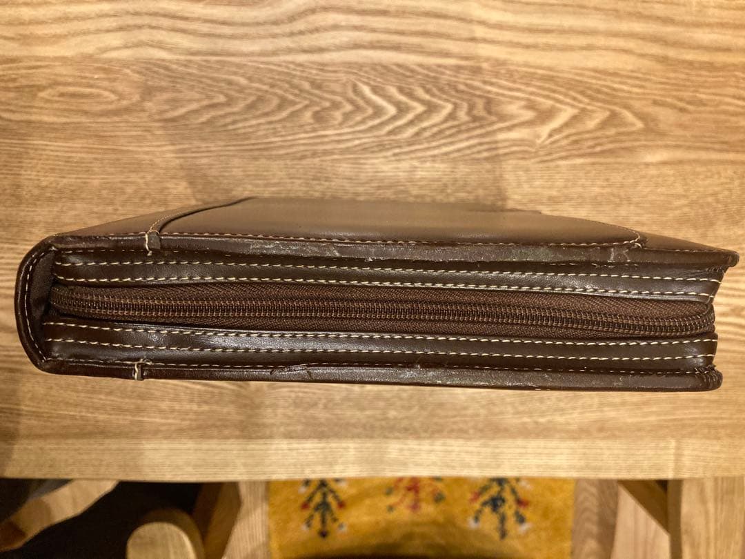 Filofax ブラウン レザー マルチケース