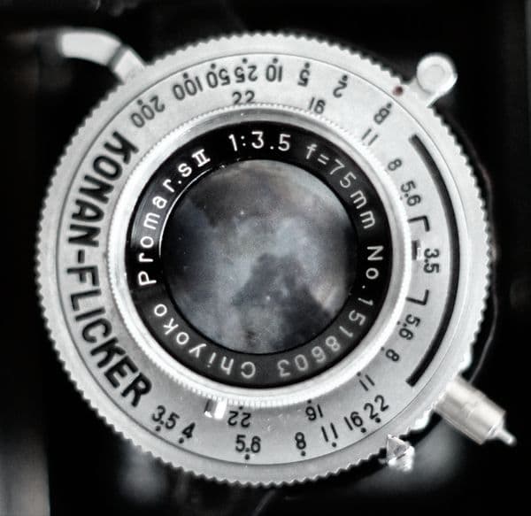 ミノルタ　セミP　 蛇腹　フィルム　カメラ　ケース付き