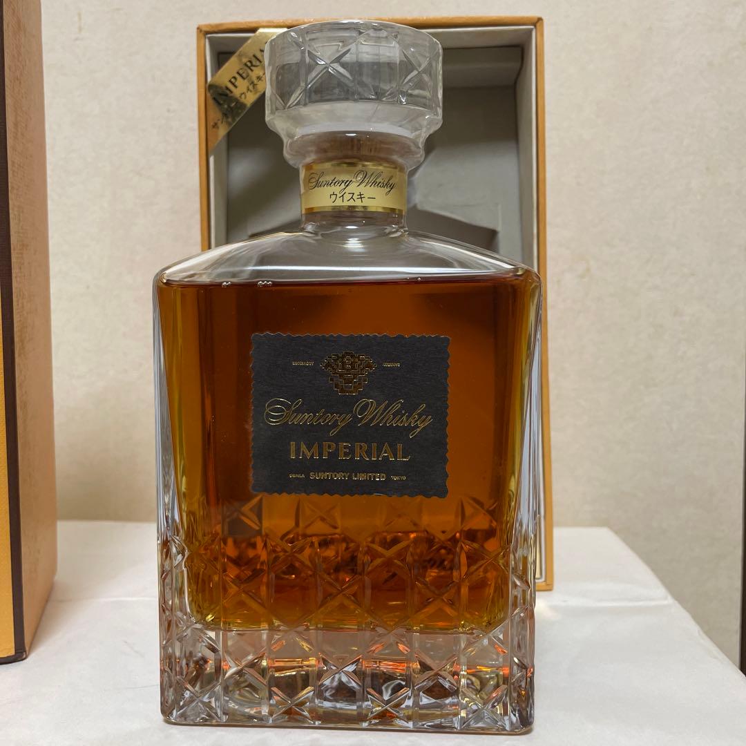 りんりん專用 サントリー インペリアル ウイスキー カガミクリスタル 600ml