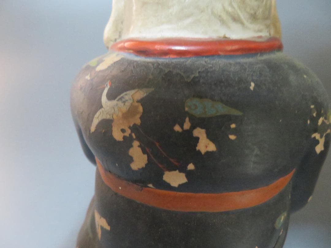 ◆283◆縁起物！ 福禄寿 人形 置物 招福　歴史 資料 鶴 寿 守り 七福神