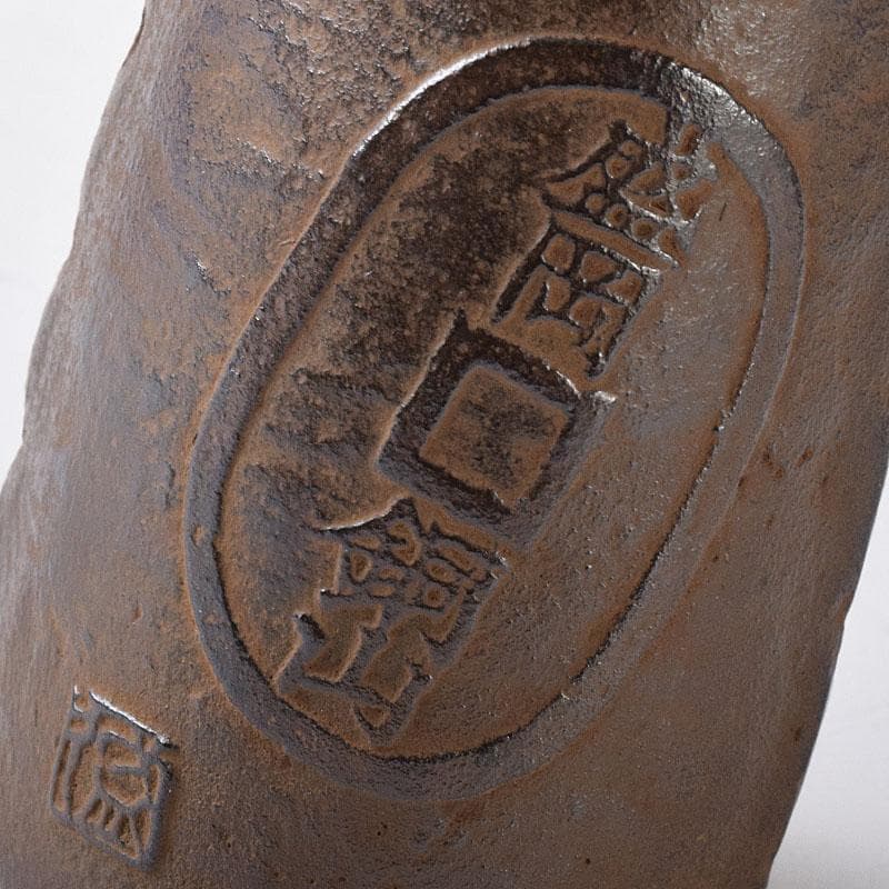 南部鉄器　御釜師　鈴木盛久作　南部砂鐵鈴　重さ約371g　共箱　C　R8227