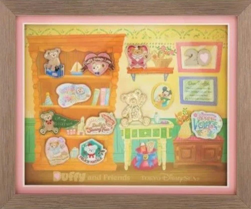 オンライン購入☆ ダッフィー 20周年 額入り ピンバッジ 東京ディズニーシー