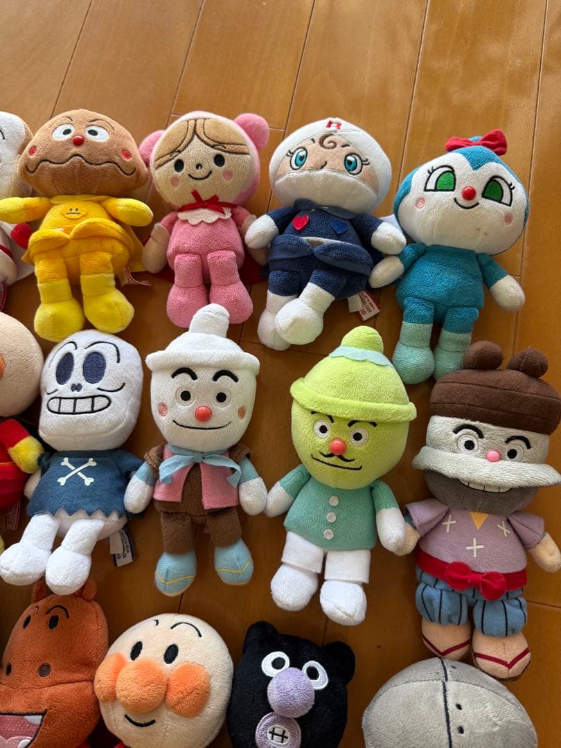 アンパンマン ぷりちぃビーンズ 37体 まとめ売り セット ぬいぐるみ